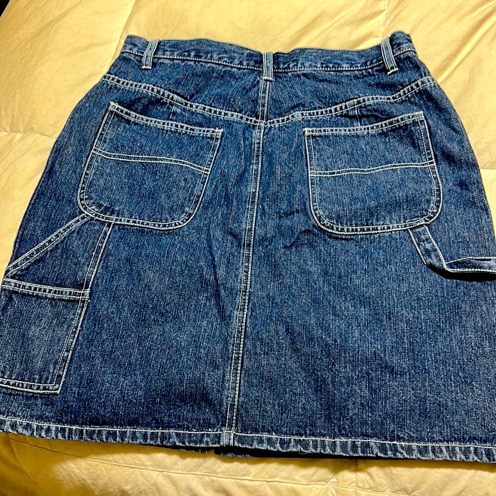 Real comfort by Chadwick’s Denim skirt blue